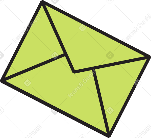 closed empty envelope Illustration in PNG, SVG
