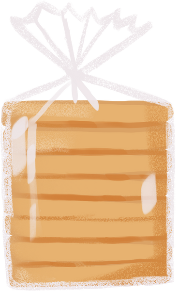 plastic bread packaging PNG, SVG