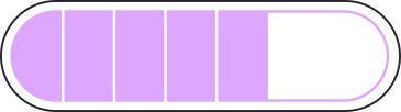 purple rounded progress bar PNG, SVG