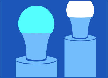 Cadre avec lampes PNG, SVG