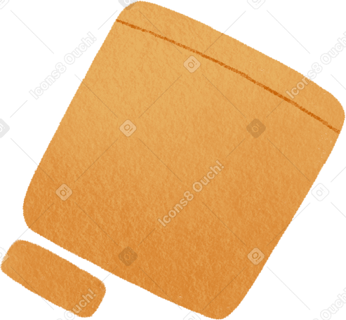 yellow tab Illustration in PNG, SVG