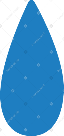 Goccia d'acqua blu PNG, SVG