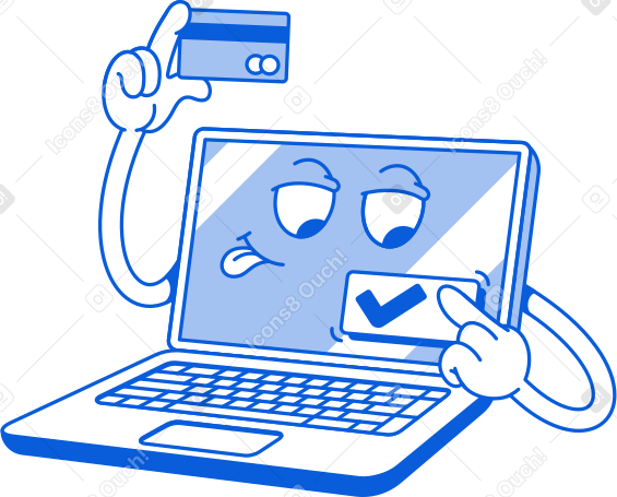laptop with checkmark button PNG, SVG