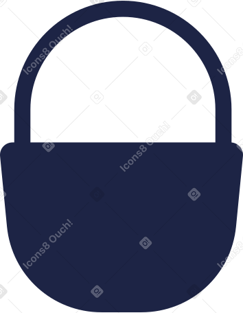 basket Illustration in PNG, SVG