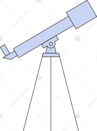 telescope Illustration in PNG, SVG