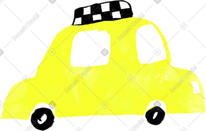 taxi car PNG, SVG