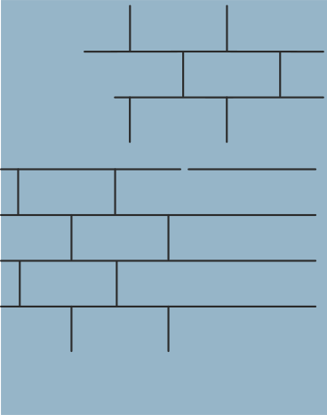 blue brick wall PNG, SVG