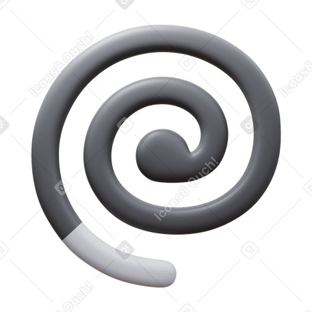 3D mosquito coil PNG、SVG