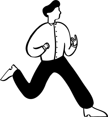 Homem correndo PNG, SVG