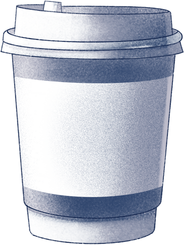 paper cup of coffee PNG、SVG