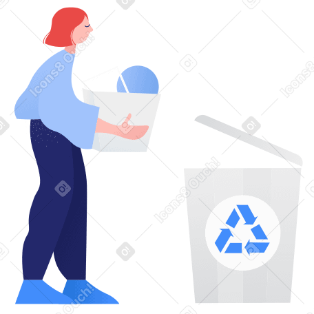 Recyclable waste Illustration in PNG, SVG