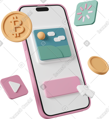 Iphone nft blockchain PNG, SVG