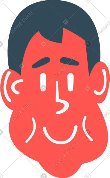 男孩的头 PNG, SVG