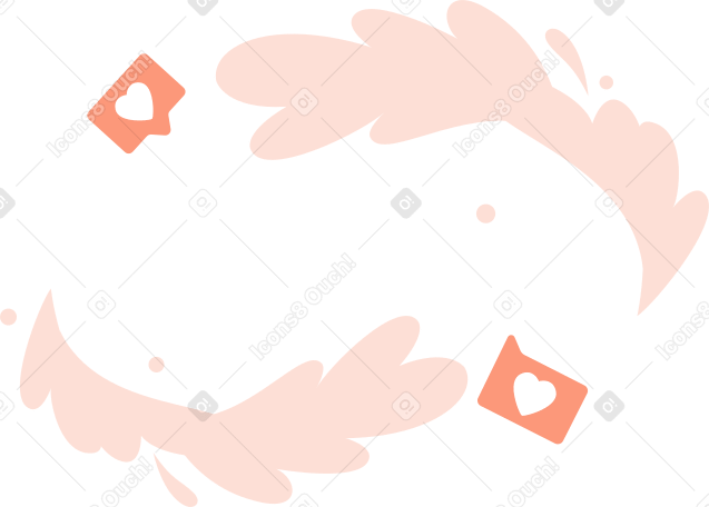 composição decorativa com salpicos em tons pastel PNG, SVG