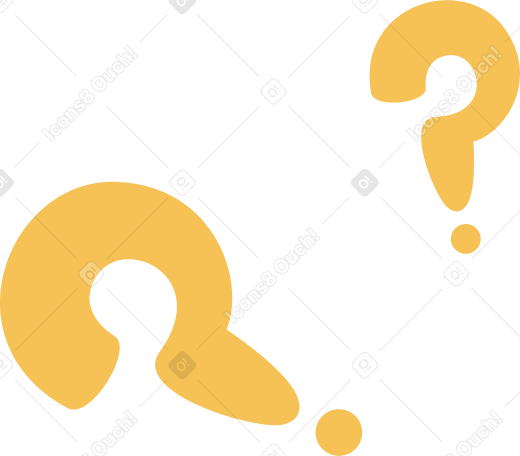 questions PNG, SVG