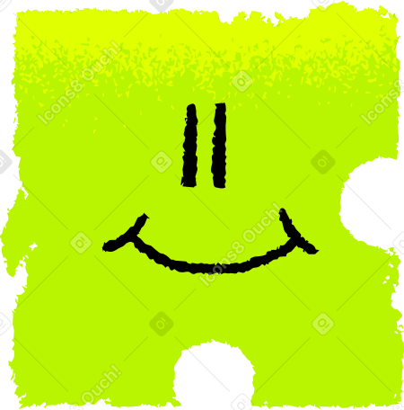 puzzle face Illustration in PNG, SVG