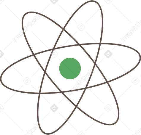 атом в PNG, SVG