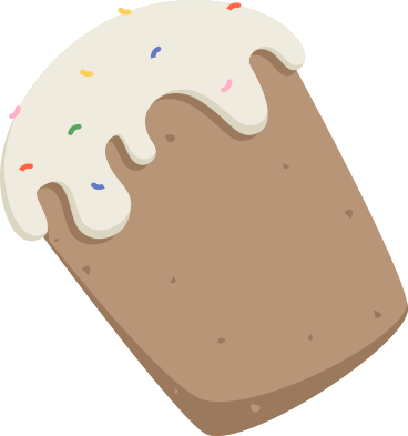 Пасхальная сладкая в PNG, SVG
