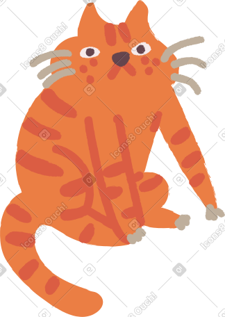 猫坐 PNG, SVG