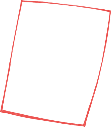sheet in red outline PNG, SVG