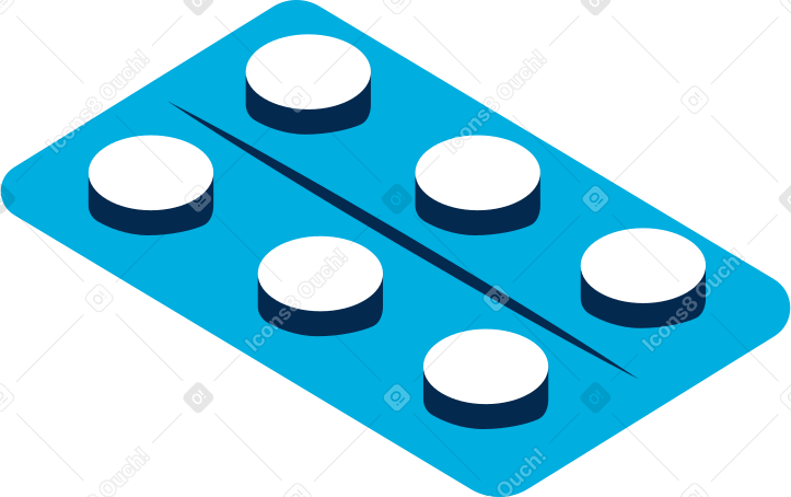 упаковка для таблеток в PNG, SVG