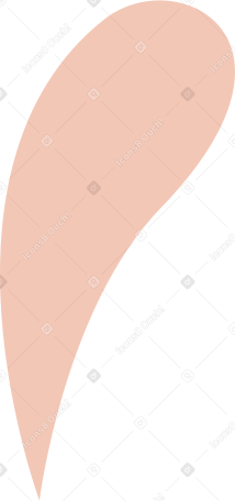Оранжевая капля в PNG, SVG