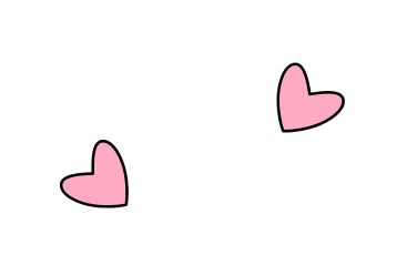 Pink hearts animated illustration in GIF, Lottie (JSON), AE