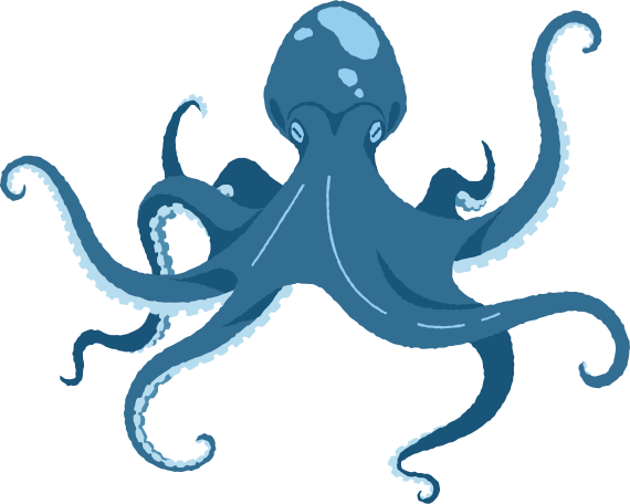 giant octopus Illustration in PNG, SVG