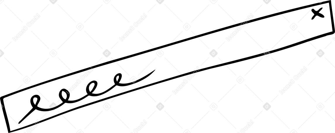 Cornice lunga con testo PNG, SVG