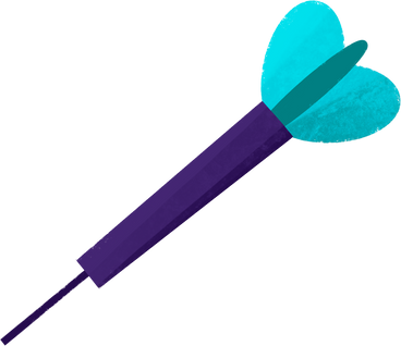blue dart PNG, SVG