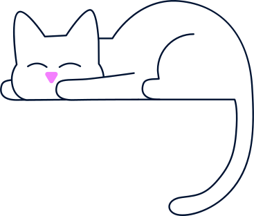 sleeping cat PNG, SVG