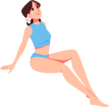 girl in swimsuit PNG, SVG