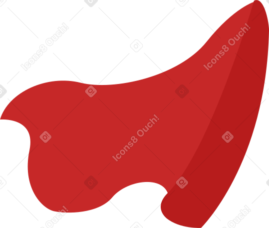 red cape PNG, SVG
