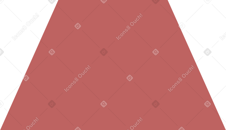 burgundy trapezoid PNG, SVG