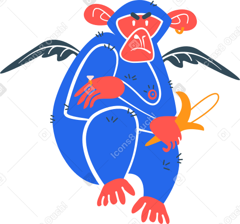 monkey PNG, SVG