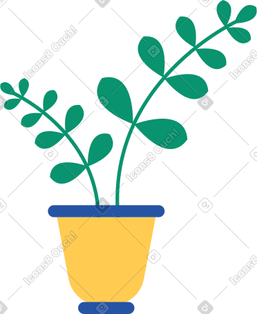 盆栽植物 PNG, SVG