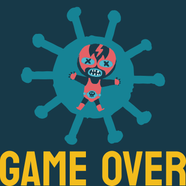 Game over PNG, SVG