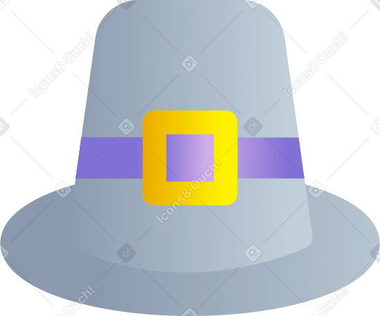 pilgrim's hat PNG, SVG