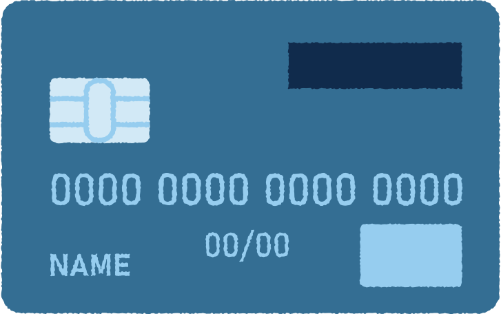 credit card front Illustration in PNG, SVG