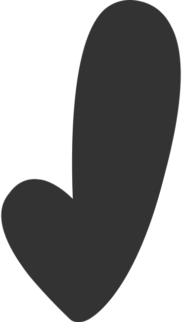Heart shaped black leaf PNG, SVG