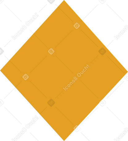 orangle rhombus Illustration in PNG, SVG