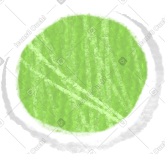 Green round confetti PNG, SVG