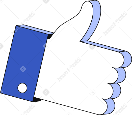 thumb up icon Illustration in PNG, SVG