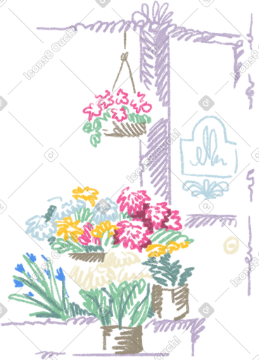 Flower shop PNG, SVG