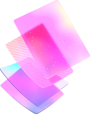 burst of plastic rectangles with different textures PNG, SVG