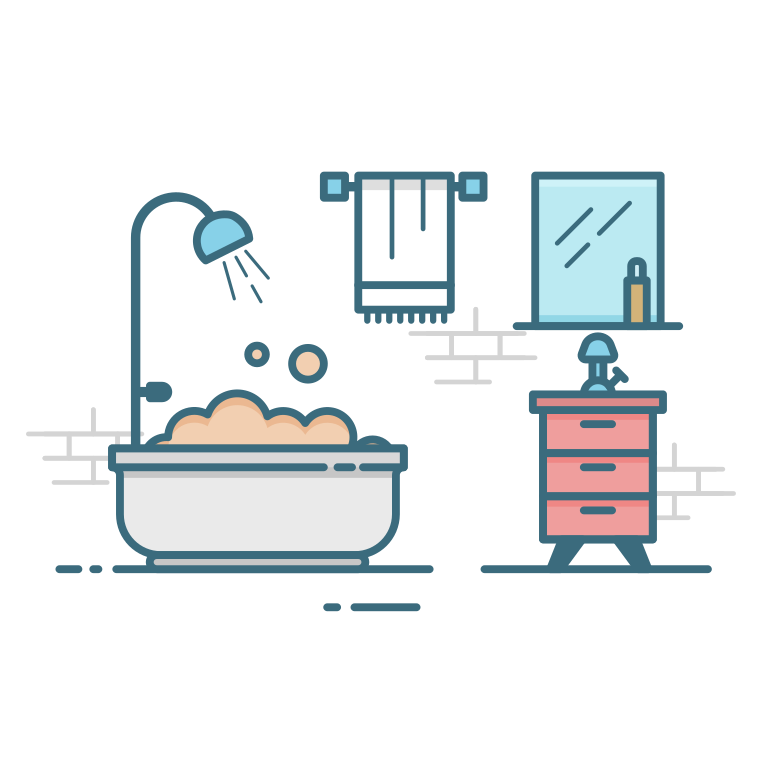 Immagine Vettoriale bagno in PNG e SVG in stile | Illustrazioni Icons8
