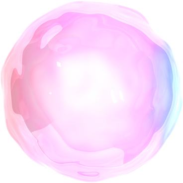 Transparent glass bubble animated illustration in GIF, Lottie (JSON), AE