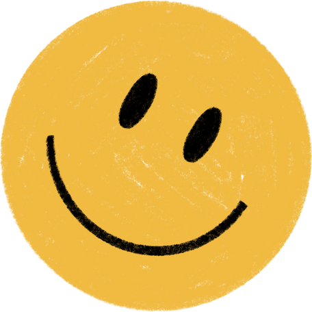 yellow smiley Illustration in PNG, SVG