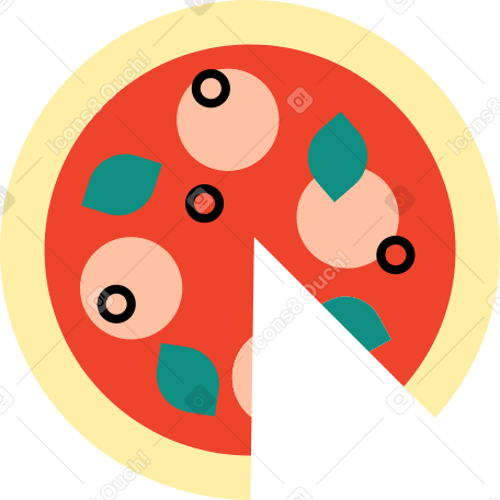 пицца в PNG, SVG