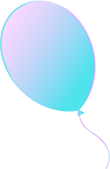 Blue balloon PNG, SVG